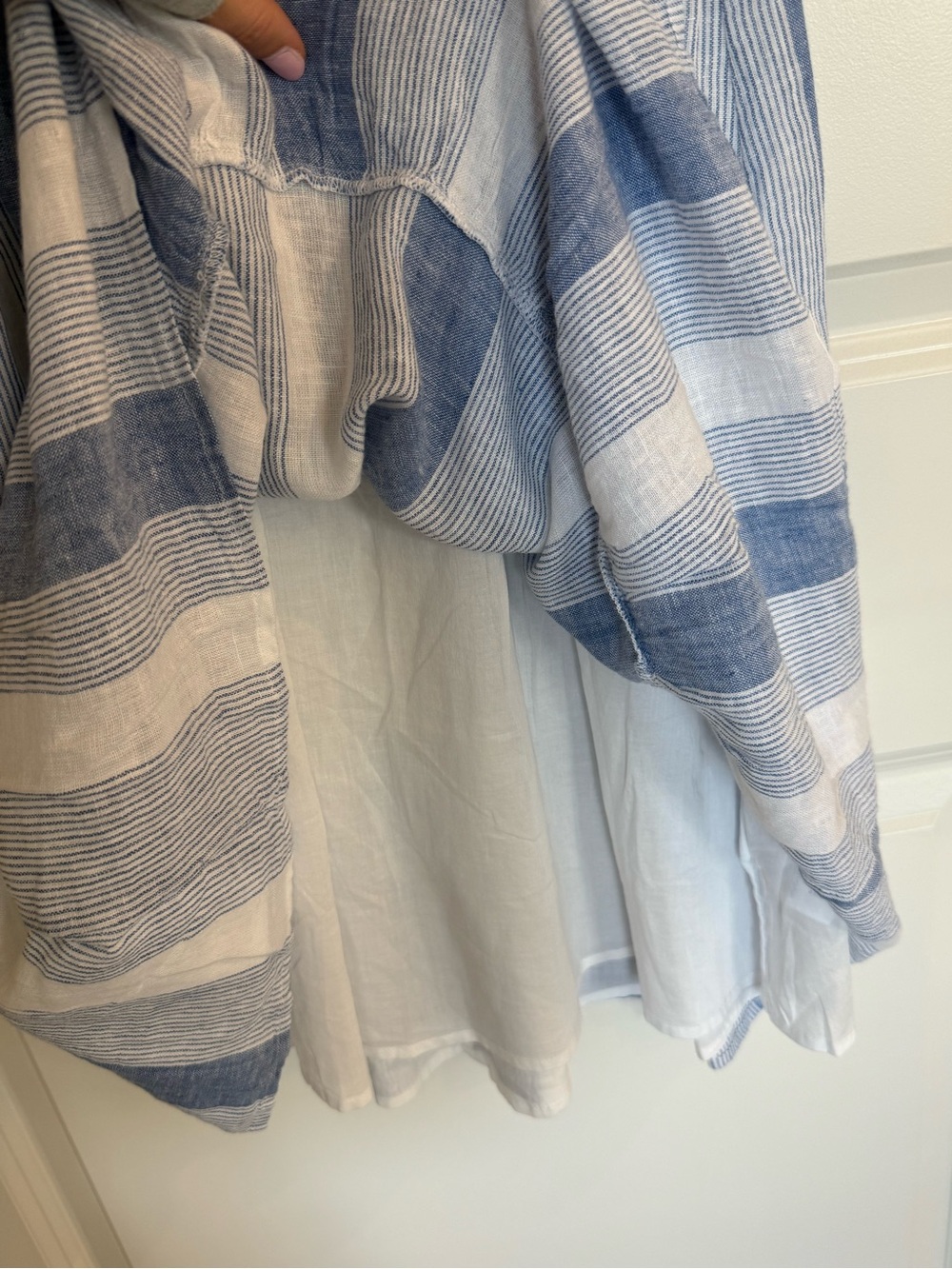 Rails Ashlyn Nevis Striped Linen Blend Midi Dress - Picture 8 of 10